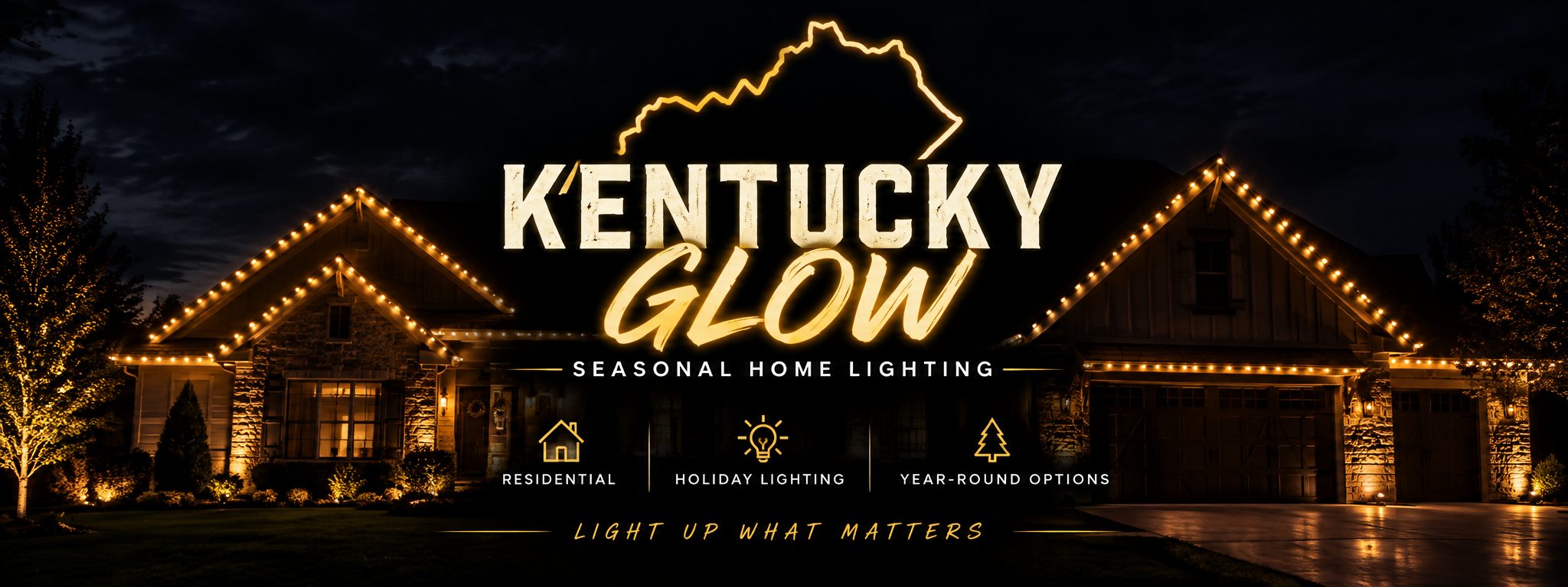 Kentucky Glow — seasonal home lighting, Northern Kentucky